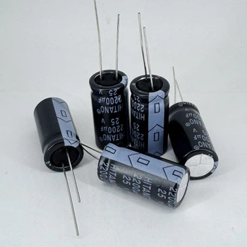 Электролитические конденсаторы 2200 мкф x 25 В - 13x26 мм 105 °C HITANO