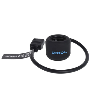 Фітинг Alphacool Aurora HardTube LED Ring 16mm Deep Black (15325)