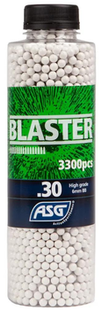 Страйкбольные шарики ASG Blaster White кал. 6мм 0,30 г 3300 шт