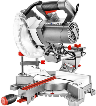 Пила торцювальна Graphite 1400 Вт 185 x 16 мм 59G800 (5902062024367)