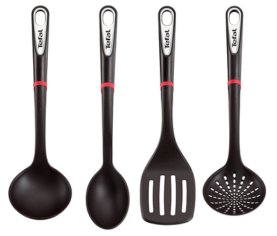 Набор кухонных принадлежностей Tefal Ingenio Черный 4 предмета (SET10_4пр.)