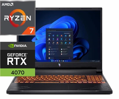 Ноутбук (2024) игровой Acer Nitro V16 R7-8845HS/ 32GB / 1TB/ Win11x Licensed/ RTX4070 / 16" 165Hz QHD