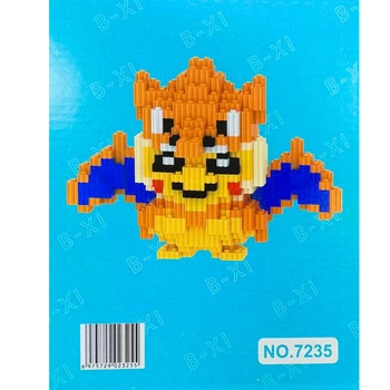 Конструктор 3D Magic Blocks Мультяшный дракончик 1031 деталь №7235