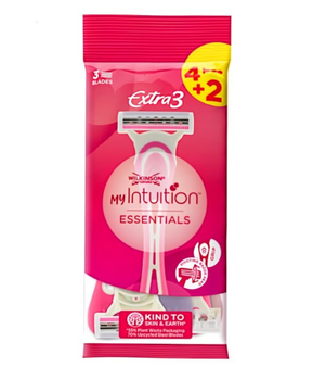 Станок для гоління Wilkinson Sword Extra3 Essentials жіночий 4+2 шт