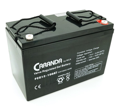 Аккумуляторная батарея GEL CARANDA FCG12100AT 12V 100Ah
