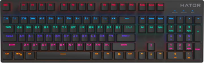Клавіатура дротова механічна HATOR Starfall Raindow