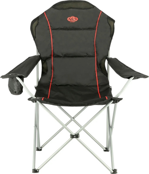 Крісло туристичне Nils Camp NC3080 Black-Red (5907695593099)