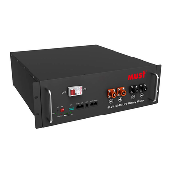 Аккумулятор MUST LP18-48100 (LiFePO4 51.2V 100Ah 5.12kWh)