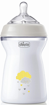 Пляшка для годування Chicco Natural Feeling Silicone 6м+ 330 мл (8058664153763)