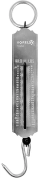 Весы ручные VOREL подвесные пружинные до 50 кг (15292_v)