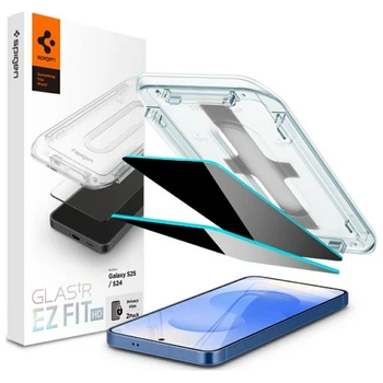 Защитное стекло Spigen Glas.TR "EZ FIT" HD для Samsung Galaxy S25 (S931) | S24 (S921) Privacy (2 pack) (AGL09308)