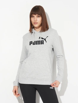 Худі жіноче Puma Ess No. 1 Logo Hoodie Tr 68239004 XS Light Gray Heather (4067983453700)