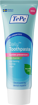 Зубная паста TePe Daily Cavities Prevention для профилактики кариеса Нежная мята 75 мл (802110)