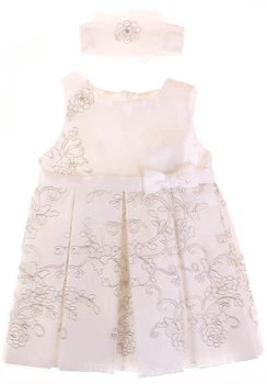 Платье Нарядное + Повязка Bibaby Кремовый 68 см 76028 (542529)