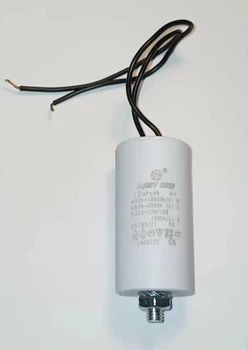 Конденсатор робочий CBB60 12 mF (дріт+болт)