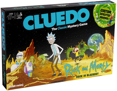 Настільна гра Winning Moves Клуедо Rick & Morty 003210 (5053410003210)