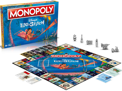 Настільна гра Winning Moves Monopoly UK: Disney Lilo and Stitch WM02869-EN1-6 (5036905048699)