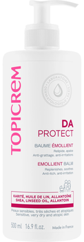 Balsam do twarzy i ciała Topicrem DA Baume Emolient łagodzący dla skóry atopowej 500 ml (3700281702736)