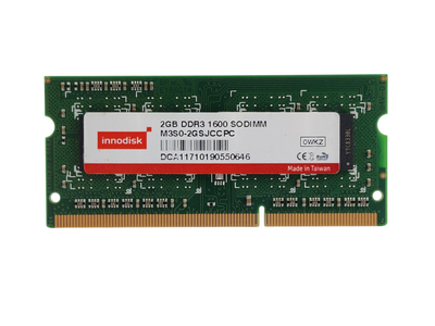 Оперативная память для ноутбука SODIMM InnoDisk DDR3 2Gb 1600MHz PC3-12800S (M3S0-2GSJCCPC) 14176 Б/У