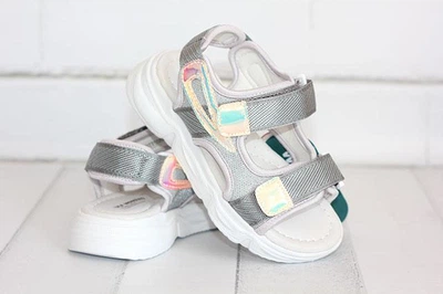 Босоніжки для дівчинки сірі графіт Weestep Розмір 29 19.4 см R207750842 GR