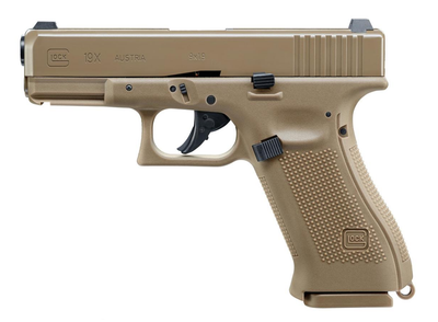 Пневматический пистолет Umarex Glock 19X Blowback coyote, BB (5.8367)
