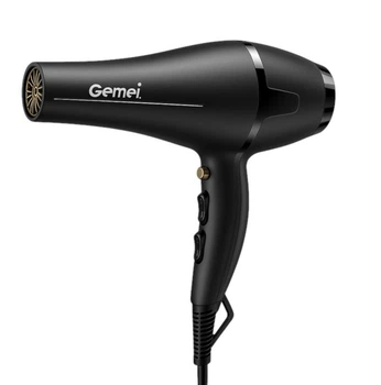 Фен Gemei GM-1787 2000 Вт Чорний