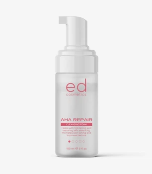 Пенка для умывания с АНА кислотами AHA REPAIR CLEANSING FOAM ED Cosmetics 150 мл 5907284286005