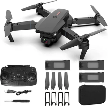 Складаний квадрокоптер E88 Pro 4K HD, FPV Wi-Fi, з дистанційним керуванням та функцією утримання висоти