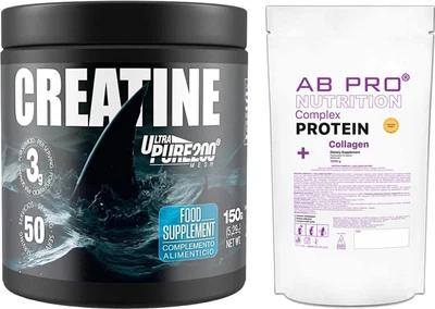 Набор Zoomad Labs Creatine порошок 150 г + AB PRO Protein Complex + Collagen порошок 1 кг (8436551613123) + (PCC1000ABCC202)