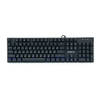 Клавиатура iMICE GK600 USB, длина кабеля 100см, (Eng/Укр/Рус), Black, 104к