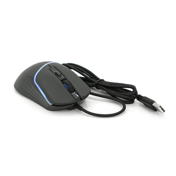 Мышь проводная iMICE T20, 6 кнопок, 1000/1600/3200/6400 DPI, Led Lighting, 1,5м, Windows xp/Vista/Win7/8/10 Mac OS X, Black, COLOR BOX, Q40