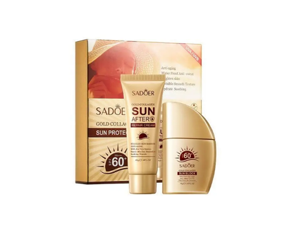Набір сонцезахисний Sadoer SPF60 (крем для засмаги 30г + крем після засмаги 40г) (6942349741852)