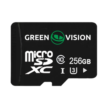 Карта памяти GreenVision microSDXC 256GB Class10 (без адаптера)