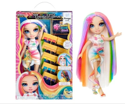 Лялька Rainbow High Hair Chalk & Style Amaya Рейнбоу Хай Амайя (Веселка) з райдужною крейдою для укладання в