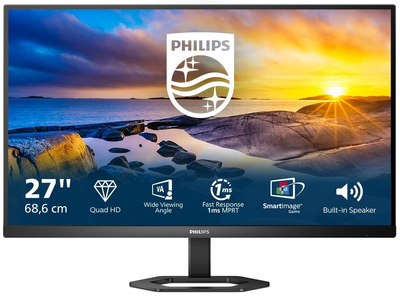 Монітор 27" Philips 27E1N5500LA WQHD VA 75 Гц Б/В