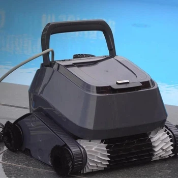 Робот-пылесос для бассейна Aquaviva 7320 Black Pearl, очистка дна, стен и ватерлинии, боковые щетки, верхний доступ к фильтру