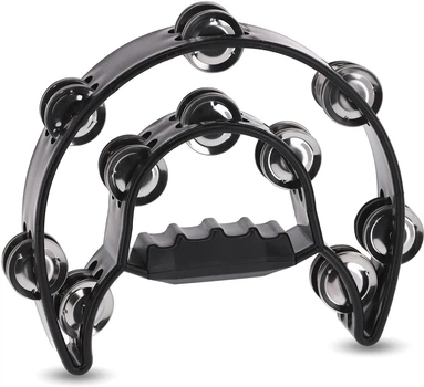Тамбурин GEWA Jingle wreath Half moon 20 jingles Black (G-841574)