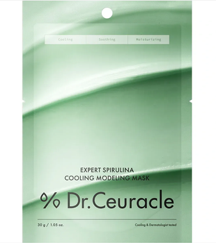 Альгинатная маска со спирулиной против отеков Dr.Ceuracle Expert Spirulina Modeling Mask, 30 г