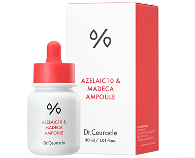 Сыворотка с азелаиновой кислотой 10% и мадекасосид Dr.Ceuracle Azelaic 10 & Madeca Ampoule, 30 мл