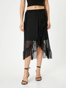 Юбка Zara 9878/069/505-ACYC S Хаки (DD3000003259037