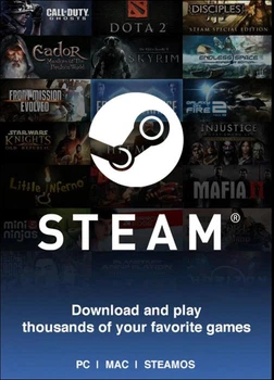 Карта пополнения Steam на 50 австралийских долларов только для AUD