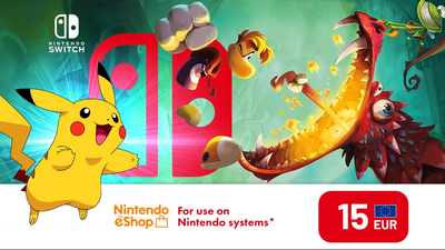 Карта пополнения Nintendo eShop Card 15 EUR