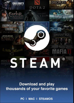 Карта пополнения Steam на 10000 чилийских песо только для CLP