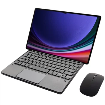 Клавиатура-подставка беспроводная Smart Keyboard + Мышка для Samsung Galaxy Tab S9 Ultra Ukr+Eng Black