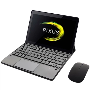 Клавиатура-подставка беспроводная Smart Keyboard + Мышка для Pixus Sprint Ukr+Eng Black