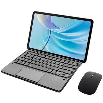 Клавиатура-подставка беспроводная Smart Keyboard + Мышка для Oscal Pad 100 Ukr+Eng Black