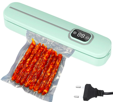 Вакуумний пакувальник харчових продуктів з LED дисплеєм, Vacuum Sealer / Вакууматор для їжі (L)