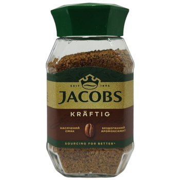 Кава розчинна сублімована Jacobs Cronat Kraftig 190 г