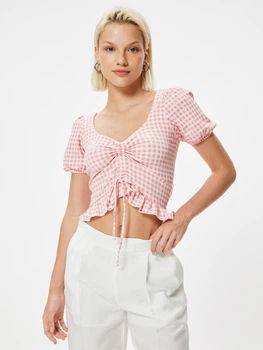 Топ женский Koton 4SAK50687EK2C9 2XL Розовый (8684288728775)