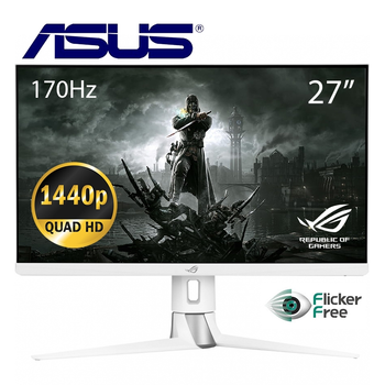 Монитор ASUS XG27AQ-W ROG Strix безрамочный Fast IPS 2560x1440 QHD 27" / 4W